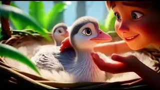 Life Million Years Ago 🌋 Girl Steals Baby Chick | Emotional Prehistoric Story #LifeMillionYearsAgo