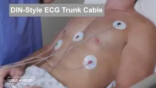 Din Style ECG Trunk Cable