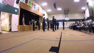 USAFA Cadet Honor Guard Performance at Boy Scout Ceremony