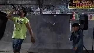 INDIO LLANCAO en vivo tokata TERRITORIO INDOMITO barrio branklin en LA CUEVA DEL HIPHOP santiago