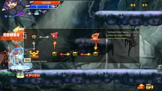 Grand Chase-Lower Ruins Dungeon Champion mode-Abyss Knight gameplay