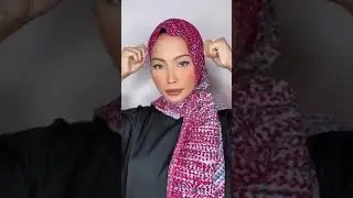 La Petit Triangle Hijab Tutorial - A Cup of Dee