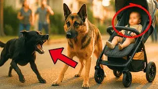 THE DOG THAT TOOK ON A PITBULL TO SAVE A BABY.