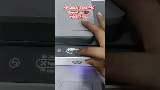 HP Smart Tank 790 Reports print WiFi setup Print cartridge replace ID Card Print #hp #service