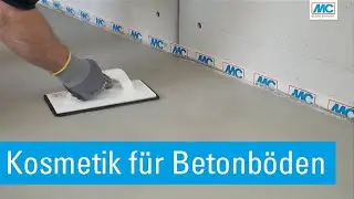 Betonb&ouml;den sch&ouml;ner machen - Fu&szlig;b&ouml;den kosmetisch instand setzen
