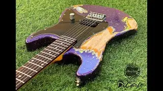 Di Carlo Guitar Delongue Style by #Airfried #dicarloguitars #guitarrelic