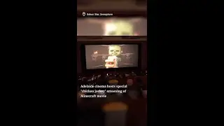 Popcorn flies at cinema&rsquo;s special &lsquo;chicken jockey&rsquo; screening of Minecraft