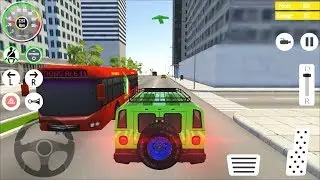 Car Driving School 2019 - Green SUV Car Games Android Gameplay #2