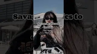 Savage Replies to insults (Desi Version)[Part-2] #trending #aesthetic #savage #sweetiee l Moonpuff