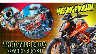 KTM Duke 390 Throttle Body Service | Missing jerking & Idle Issues Solved!