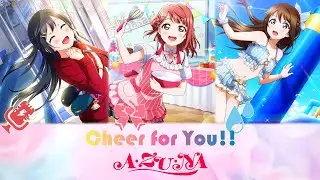 Cheer For You!! - Color Coded + Lyrics【ROM/ENG/ESP】 - A · ZU · NA