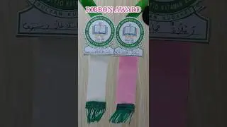 RIBBON AWARD MAKING (Arabic Graduation) #shorts #diy #craft #ribbon #awards