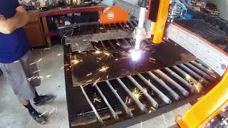 custom Charcoal grill - CNC plasma cutting service