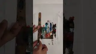 Abstract art #people knife spatula patch fluidart 🎨🖌️#like #artists #spirituality #