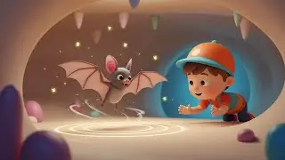 Baby Bat Flapped in the Cozy Cave 🦇🏞️ | Funny Toddler Song | Kids Rhymes