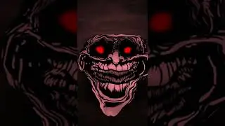 When the Darkness Smiles Back... 😈 | Horror Glitch Art #CreepyArt #HorrorVibes #DarkAesthetic