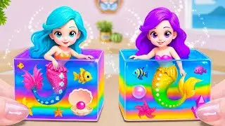 Beautiful Disney Princess Blink Blink 👑 Aurora & Elsa Princess's Dress ✨ Sweet Dot Bakery