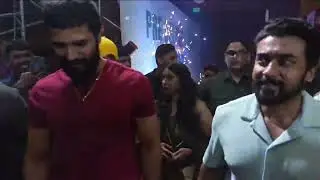 Hero Suriya & Rowdy Boy Vijay Deverakonda Entry at Retro Pre-Release Event | Shreyas Media