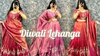Diwali Lehanga🎇 WhatsApp 8939427307🥳#lehanga #trending#halfsaree #dhavaniset #diwali#festive#ytvideo
