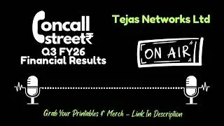 Tejas Networks Ltd Q3 FY26 Earnings Conference Call | Management Commentary & Outlook