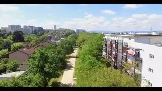 La Voie verte en drone : un &eacute;crin de nature au coeur de Caluire