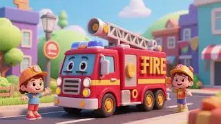 Fire Truck Sound Adventure for Kids | Nursery Rhymes & Kids Songs