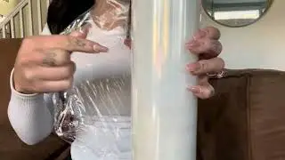 TICONN Stretch Wrap Stretch Film Roll, 1000ft 60 Gauge Industrial Strength 15 inch Wide Clear Plasti