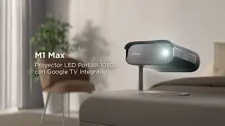 ViewSonic M1 Max | Proyector Smart LED port&aacute;til 1080p con Google TV integrado