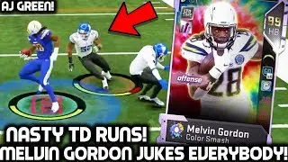 MELVIN GORDON JUKES PLAYERS! AJ GREEN! Madden 19 Ultimate Team