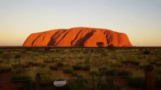 Uluru sunset time-lapse