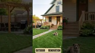 Outdoor renovation! 🏡✨ #HomeImprovement #Renovation