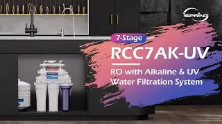 iSpring RCC7AK-UV: 7-Stage RO System with Alkaline Remineralization & UV Protection 🚰 NSF Certified!