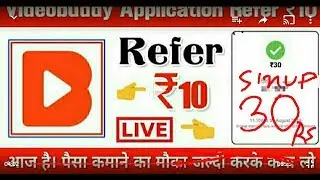 singup 30💥 Videobuddy App Tricks - || Per Number ₹30 Rs / Singup ₹21 Rs || 🔴Live Tricks 2019