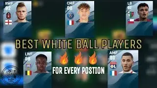 Best white ball players for every position | Pes 2020 Mobile
