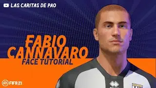 Fabio Cannavaro faccia face FIFA 21 | pro clubs | clubes pro | VOLTA | MODO CARRERA
