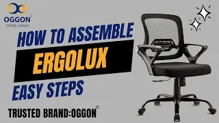 How to Assemble an Ergolux Office Chair Quick & Easy  Installation by oggon (SEPARATE MECHANISM)