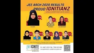 INVICTA 2019 Aparna 151 NATA SCORE PERCENTILE JEE ARCHITECTURE  IGNITE THRISSUR