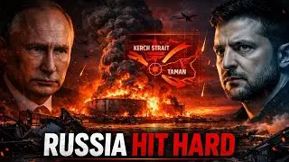 Ukraine Strikes Russia&rsquo;s Taman Oil Port as Peace Talks Begin | War Escalates in the Black Sea