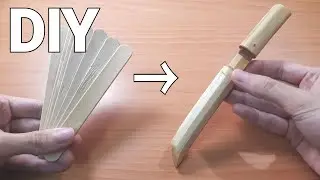 DIY the mini wakizashi