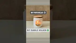 DIY Candle Holder | DIY Portavelas #short
