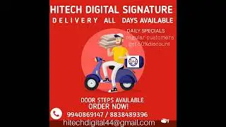Digital signature certificate best service provider call 8838489396 / 9940869147