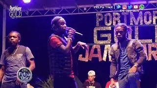 Popcaan, Jafrass, Quada and Dosa Medicine Performance LIVE AT PortMore GOLD