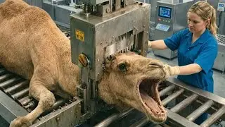 Inside the Camel Slaughter Factory &ndash; How Camel Skin Becomes Million-Dollar Products (Full Process)