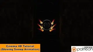 Glowing Sweep Animation (Cinema 4D - Tutorial)