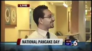 Grab a free short stack of pancakes at IHOP!