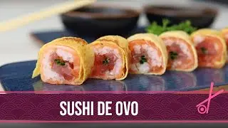 Eu AMO SUSHI DE OVO! Vem aprender a fazer | Kika Sato e Inaldo