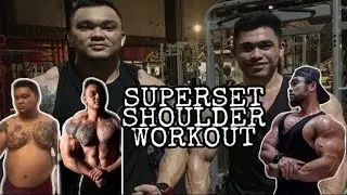 SUPERSET SHOULDER WORKOUT | 1 0N 1 WITH CLIENT | KAITLOG