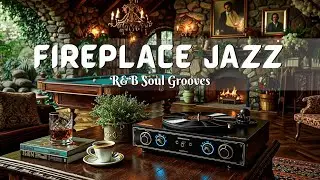 Cozy Fireplace Jazz & Smooth Soul RNB ~ Атмосфера виниловых пластинок, винтажные вибрации для души
