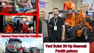 Samsun da Dev Tarım Fuarı 7/ Yeni 30 Hp Basmalı Fındık Patozu
