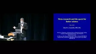 La recherche pour améliorer la recherche, une conférence de  John Ioannidis